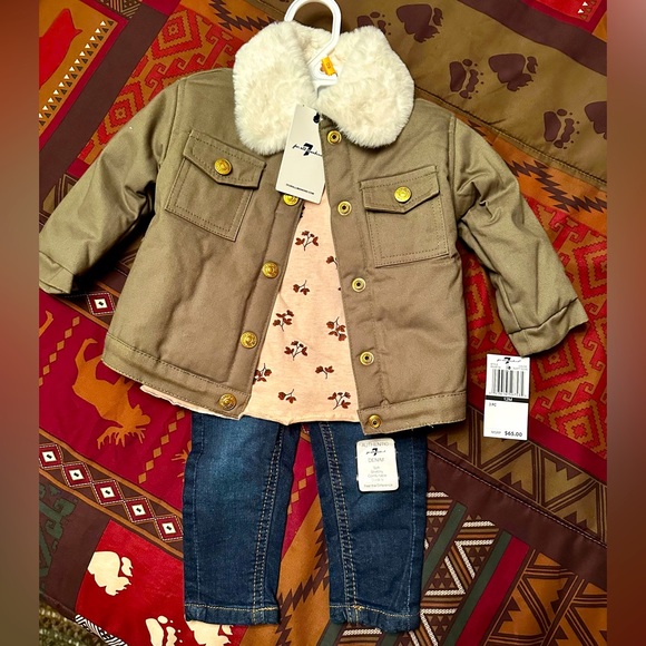 7 For All Mankind Other - 7 For All Mankind 3 pc Outfit sz 12 mo NWT